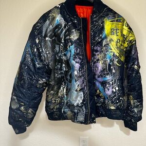 Hand Painted Bomber Jacket (Signed)